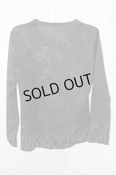 画像2: Zero by TORNADO MART / エンボスワッフル長袖カットソー M ブラック T-25-07-08-014-Ze-to-YM-ZT (2)