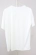 画像2: Zero by TORNADO MART / ポリエステルスムースボックス Tシャツ M ホワイト T-25-07-08-002-Ze-ts-YM-ZT172 (2)