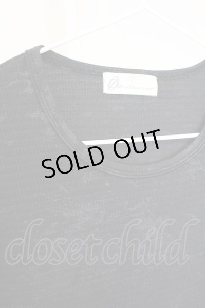 画像3: Zero by TORNADO MART / エンボスワッフル長袖カットソー M ブラック T-25-07-08-015-Ze-to-YM-ZT (3)