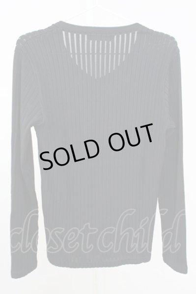 画像2: TORNADO MART / リップルボーダーカットソー M ブラック T-25-07-08-016-TO-to-YM-ZT172 (2)