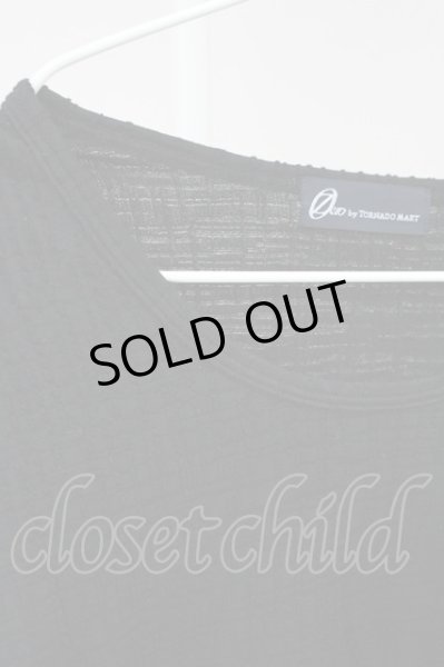 画像3: Zero by TORNADO MART / ストレッチバスケットジャガードカットソー M ブラック T-25-07-08-017-Ze-to-YM-ZT153 (3)