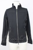 画像1: 5351pour les Hommes / knit blouson シングルライダースジャケット 44 ブラック T-25-07-08-018-53-ja-YM-ZT (1)