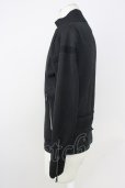 画像3: 5351pour les Hommes / knit blouson シングルライダースジャケット 44 ブラック T-25-07-08-018-53-ja-YM-ZT