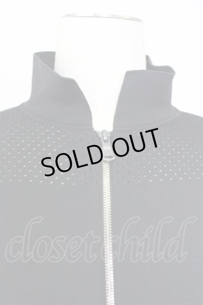 画像4: 5351pour les Hommes / knit blouson シングルライダースジャケット 44 ブラック T-25-07-08-018-53-ja-YM-ZT153 (4)