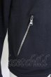 画像5: 5351pour les Hommes / knit blouson シングルライダースジャケット 44 ブラック T-25-07-08-018-53-ja-YM-ZT153 (5)