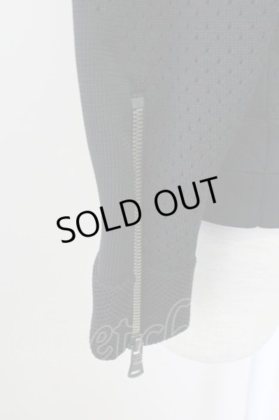 画像7: 5351pour les Hommes / knit blouson シングルライダースジャケット 44 ブラック T-25-07-08-018-53-ja-YM-ZT153 (7)