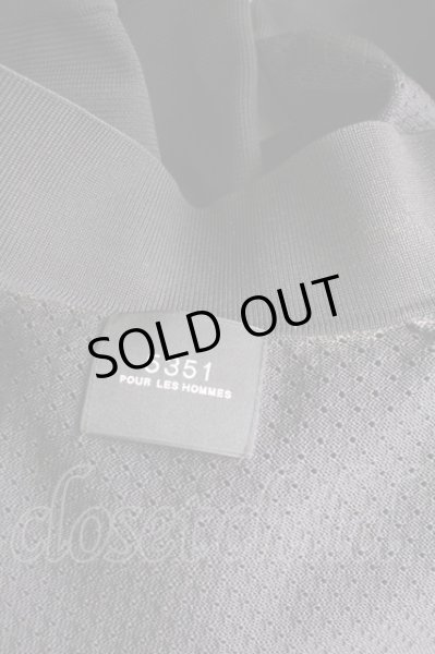 画像9: 5351pour les Hommes / knit blouson シングルライダースジャケット 44 ブラック T-25-07-08-018-53-ja-YM-ZT153 (9)