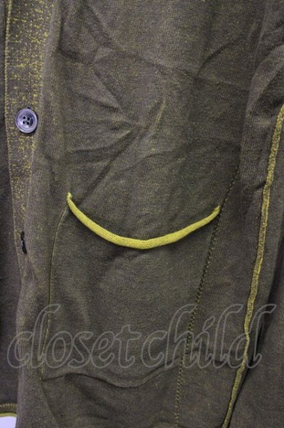 画像4: Moonage Devilment / BIG カーディガン 44 イエロー T-25-07-17-016-Mo-to-YM-ZT256 (4)