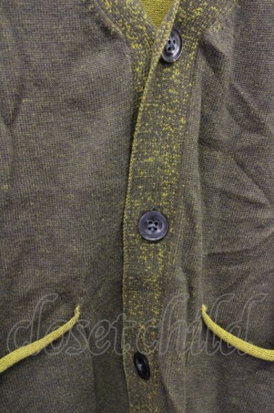 画像5: Moonage Devilment / BIG カーディガン 44 イエロー T-25-07-17-016-Mo-to-YM-ZT256 (5)