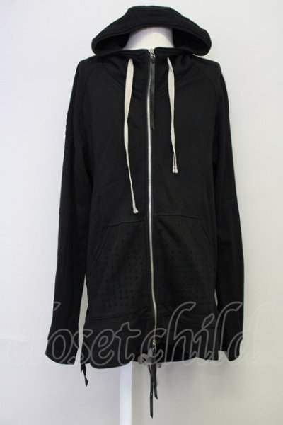 画像1: KMRii / Serpent Cross Damage Hoodie　パーカー ONE ブラック T-25-07-17-017-KM-to-YM-ZT