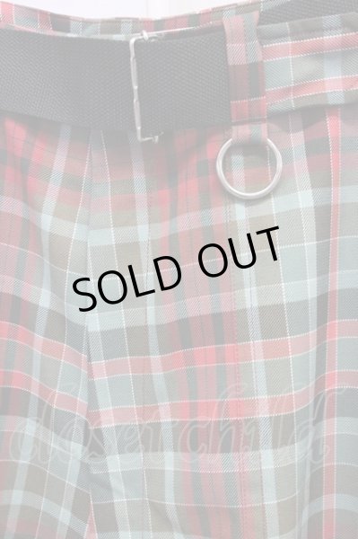 画像3: KIDILL / LOOSE FIT BONDAGE　パンツ 46 レッドｘブルー T-25-07-17-020-KI-to-YM-ZT255 (3)