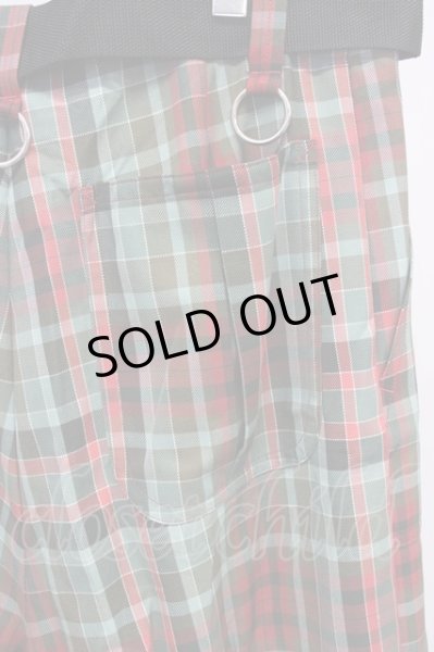 画像4: KIDILL / LOOSE FIT BONDAGE　パンツ 46 レッドｘブルー T-25-07-17-020-KI-to-YM-ZT255 (4)