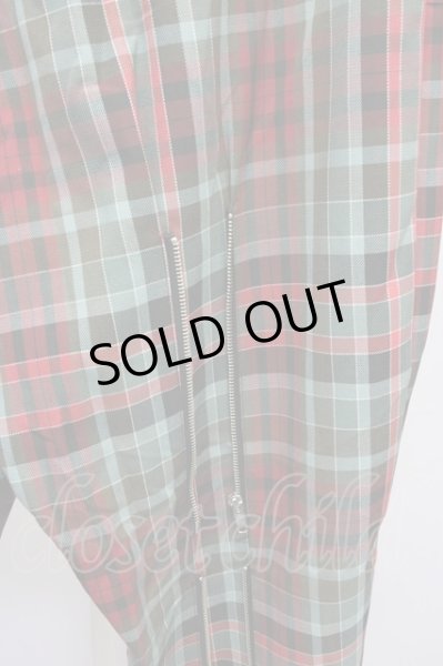 画像5: KIDILL / LOOSE FIT BONDAGE　パンツ 46 レッドｘブルー T-25-07-17-020-KI-to-YM-ZT255 (5)