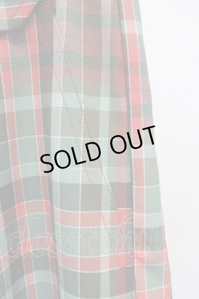 画像7: KIDILL / LOOSE FIT BONDAGE　パンツ 46 レッドｘブルー T-25-07-17-020-KI-to-YM-ZT255 (7)