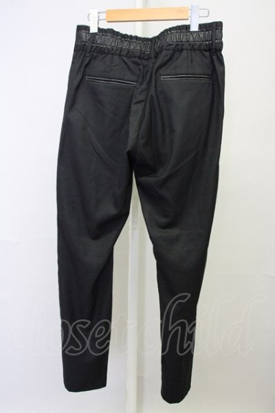 画像2: NO ID. BLACK / スイッチングサイドスリットトラウザーズパンツ 3 ブラック T-25-07-17-021-NO-pa-YM-ZT