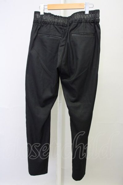 画像2: NO ID. BLACK / スイッチングサイドスリットトラウザーズパンツ 3 ブラック T-25-07-17-021-NO-pa-YM-ZT255 (2)