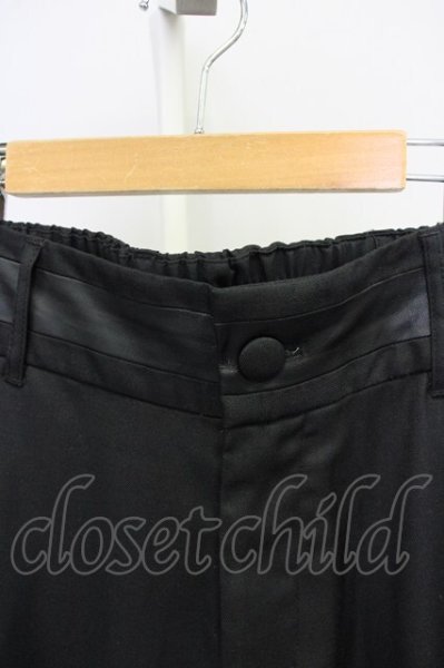 画像3: NO ID. BLACK / スイッチングサイドスリットトラウザーズパンツ 3 ブラック T-25-07-17-021-NO-pa-YM-ZT255 (3)