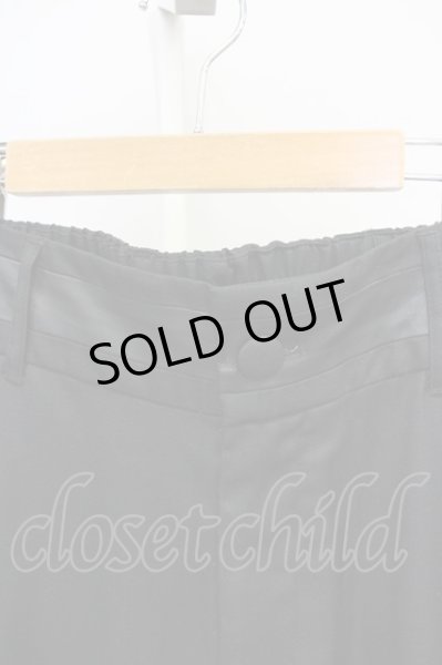 画像3: NO ID. BLACK / スイッチングサイドスリットトラウザーズパンツ 3 ブラック T-25-07-17-021-NO-pa-YM-ZT255 (3)