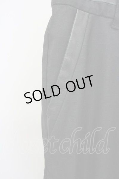 画像4: NO ID. BLACK / スイッチングサイドスリットトラウザーズパンツ 3 ブラック T-25-07-17-021-NO-pa-YM-ZT255 (4)