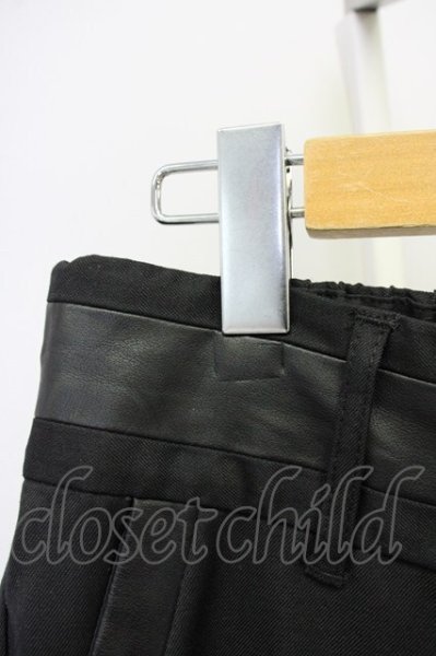 画像5: NO ID. BLACK / スイッチングサイドスリットトラウザーズパンツ 3 ブラック T-25-07-17-021-NO-pa-YM-ZT255 (5)
