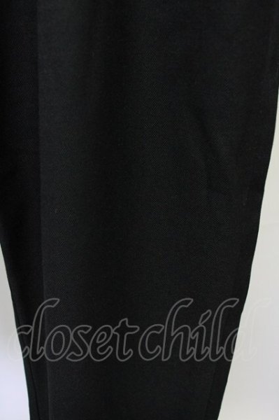 画像7: NO ID. BLACK / スイッチングサイドスリットトラウザーズパンツ 3 ブラック T-25-07-17-021-NO-pa-YM-ZT255 (7)