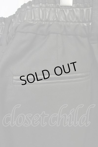 画像8: NO ID. BLACK / スイッチングサイドスリットトラウザーズパンツ 3 ブラック T-25-07-17-021-NO-pa-YM-ZT255 (8)