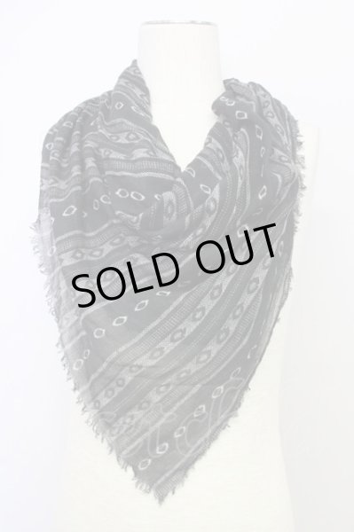 画像1: IFSIXWASNINE / ストール  ブラック T-25-07-17-024-IF-0-YM-ZT206 (1)