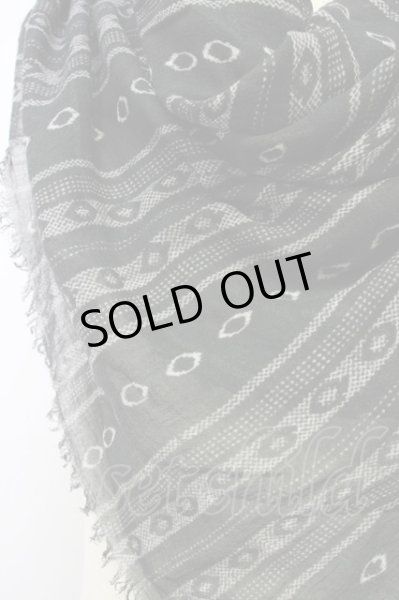 画像2: IFSIXWASNINE / ストール  ブラック T-25-07-17-024-IF-0-YM-ZT206 (2)