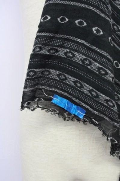 画像3: IFSIXWASNINE / ストール  ブラック T-25-07-17-024-IF-0-YM-ZT206 (3)