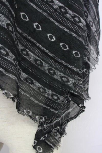 画像4: IFSIXWASNINE / ストール  ブラック T-25-07-17-024-IF-0-YM-ZT206 (4)