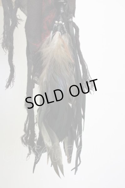 画像4: KMRii / MAGNOLIA STOLE Feather　ストール  レッド T-25-07-17-026-KM-0-YM-ZT206 (4)