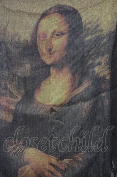 画像2: SHARE SPIRIT / スカルプリントストール  ダークブラウン T-25-07-17-027-SH-0-YM-ZT206 (2)