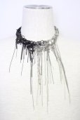 画像1: gunda / MUTANT YIN YANG ネックレス  ブラックｘホワイト T-25-07-17-028-gu-ac-YM-ZT (1)