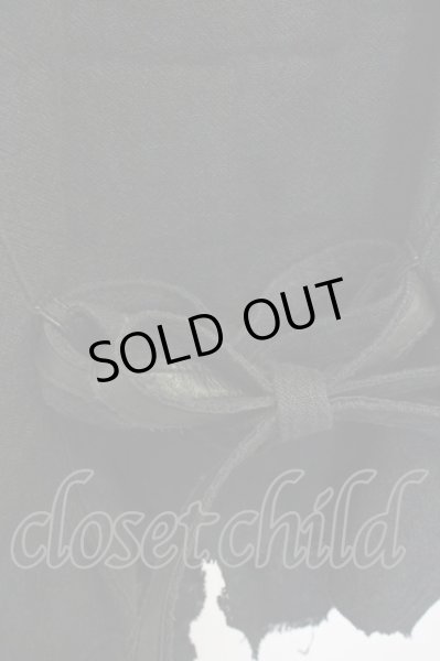 画像7: NO ID. / ホースハイド×麻切替ベスト 1 ブラック T-25-07-17-003-NO-to-YM-ZT239 (7)