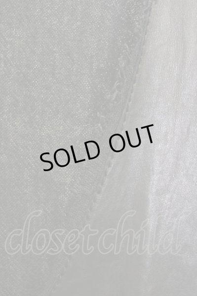 画像8: NO ID. / ホースハイド×麻切替ベスト 1 ブラック T-25-07-17-003-NO-to-YM-ZT239 (8)