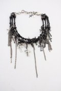 gunda / JUNK HEAVEN DIE BRACELET/Spinel  ブラックｘシルバー T-25-07-17-034-gu-ac-YM-ZT