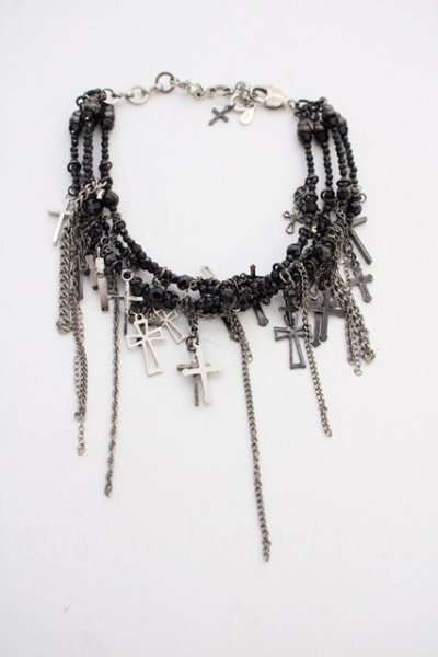 画像1: gunda / JUNK HEAVEN DIE BRACELET/Spinel  ブラックｘシルバー T-25-07-17-034-gu-ac-YM-ZT