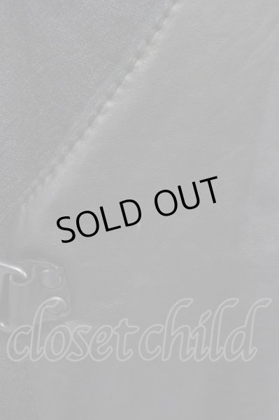 画像9: NO ID. / ホースハイド×麻切替ベスト 1 ブラック T-25-07-17-003-NO-to-YM-ZT239 (9)