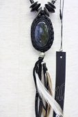 画像3: KMRii / TRAPNEST 復刻別注 Labradorite Necklace ネックレス  ブラックｘラブラドライト T-25-07-17-035-KM-ac-YM-ZT (3)