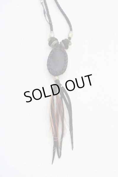 画像4: KMRii / TRAPNEST 復刻別注 Labradorite Necklace ネックレス  ブラックｘラブラドライト T-25-07-17-035-KM-ac-YM-ZT191 (4)