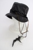 画像1: VAMPADDICT / HYDEE HAT  ブラック T-25-07-17-037-VA-za-YM-ZT (1)