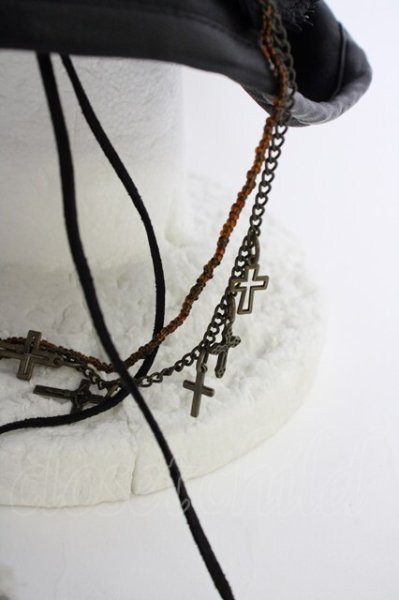 画像4: VAMPADDICT / HYDEE HAT  ブラック T-25-07-17-037-VA-za-YM-ZT221 (4)