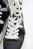 画像4: CIVARIZE / バックZIPハイカットスニーカー 42（約27cm) ブラックｘホワイト T-25-07-17-038-CI-sho-YM-ZT