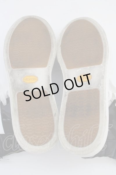 画像9: CIVARIZE / バックZIPハイカットスニーカー 42（約27cm) ブラックｘホワイト T-25-07-17-038-CI-sho-YM-ZT (9)