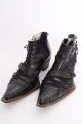 Hiromu Takahara / レースアップレザーシューズ 約27cm ブラック T-25-07-17-040-Hi-sho-YM-ZT