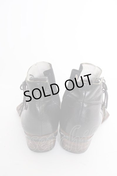 画像2: Hiromu Takahara / レースアップレザーシューズ 約27cm ブラック T-25-07-17-040-Hi-sho-YM-ZT-S008 (2)