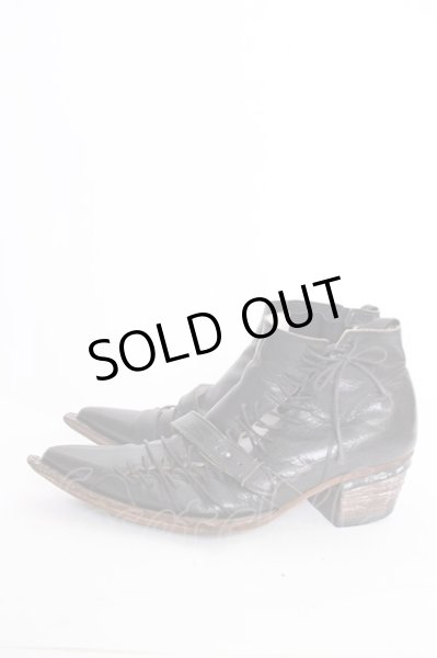 画像3: Hiromu Takahara / レースアップレザーシューズ 約27cm ブラック T-25-07-17-040-Hi-sho-YM-ZT-S008 (3)