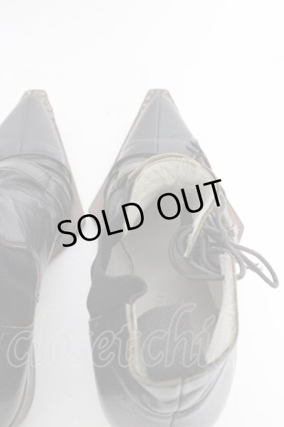 画像10: Hiromu Takahara / レースアップレザーシューズ 約27cm ブラック T-25-07-17-040-Hi-sho-YM-ZT-S008 (10)