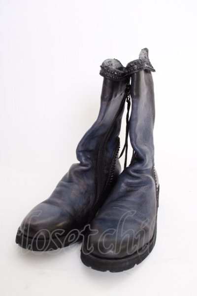画像1: KMRii / Crush Jet Boots ブーツ 約27cm ブルー T-25-07-17-041-KM-sho-YM-ZT