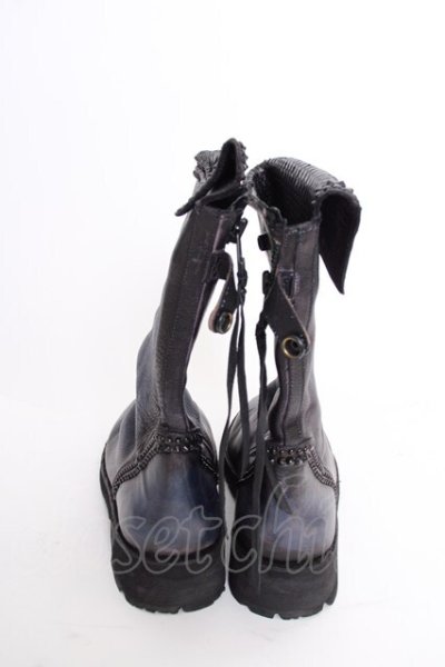 画像2: KMRii / Crush Jet Boots ブーツ 約27cm ブルー T-25-07-17-041-KM-sho-YM-ZT